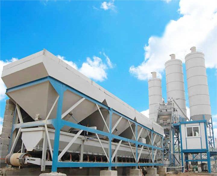 HZS75 Stationary Concrete Batching Plant 