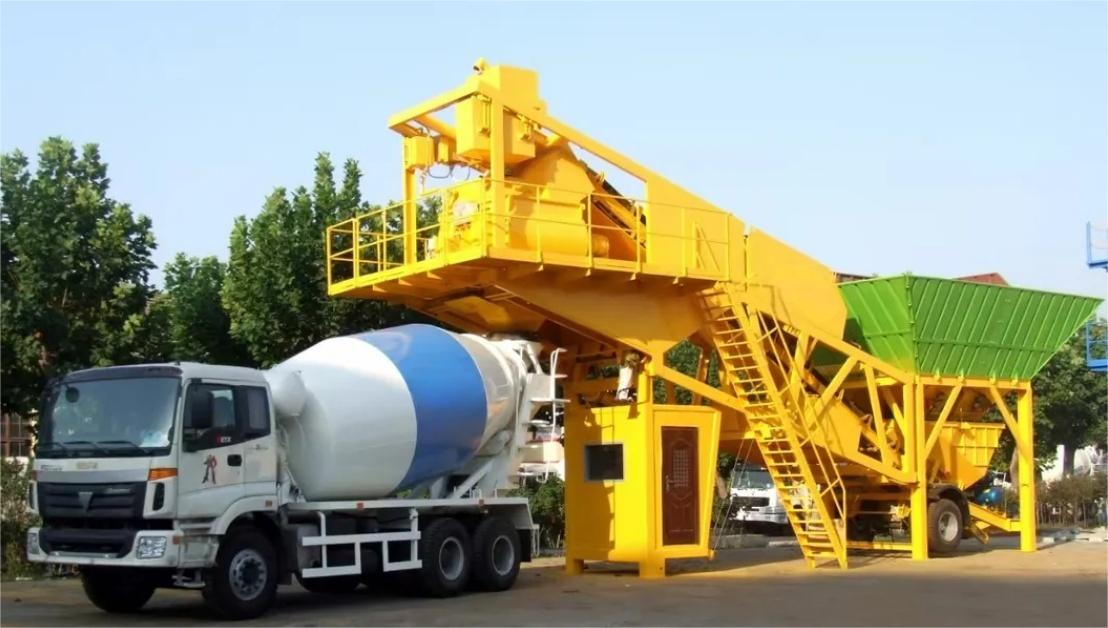 YHZS25 Mobile Concrete Batching Plant