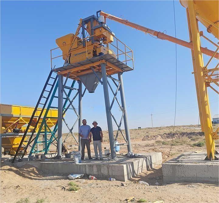 Concrete Batching Plant Operated by Russian Client