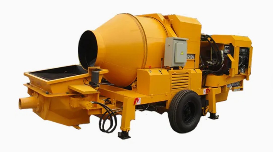 High Quality High Efficiency Concrete Pump with Mixer