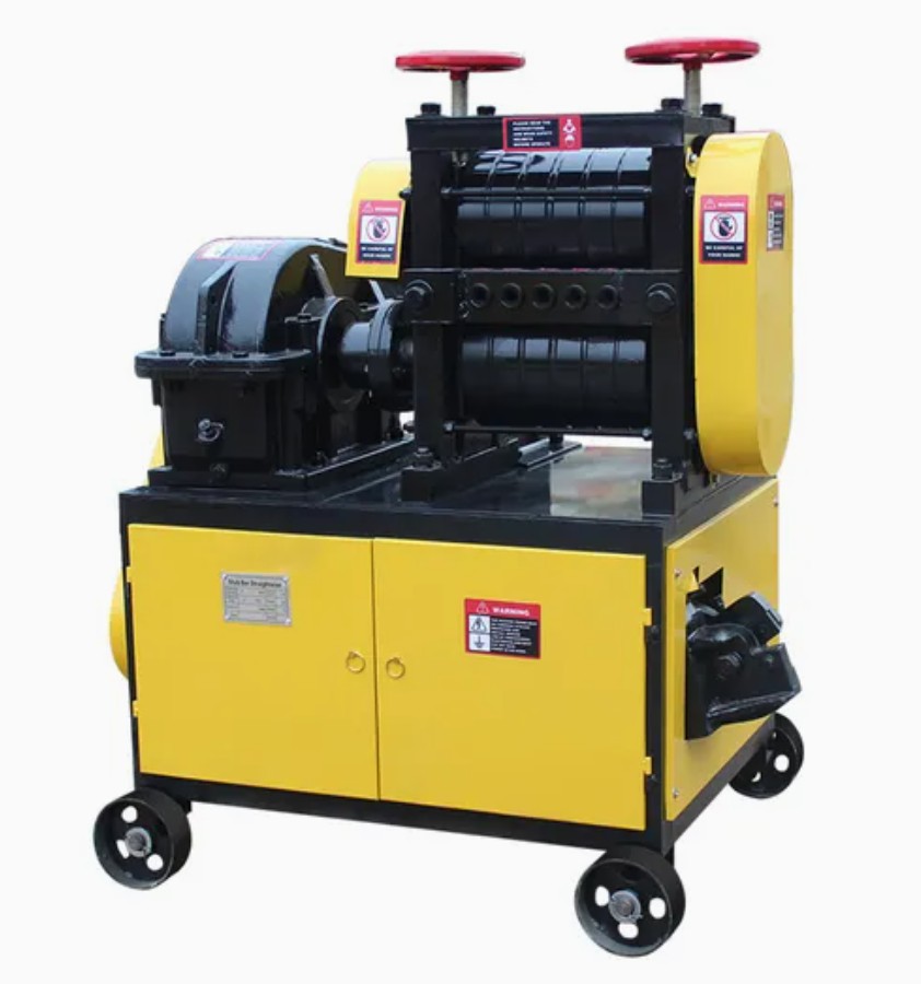 Rebar straightening machine