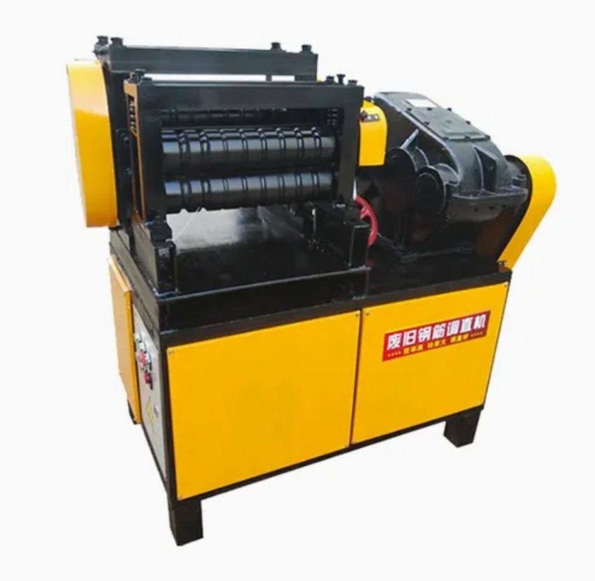 Rebar straightening machine